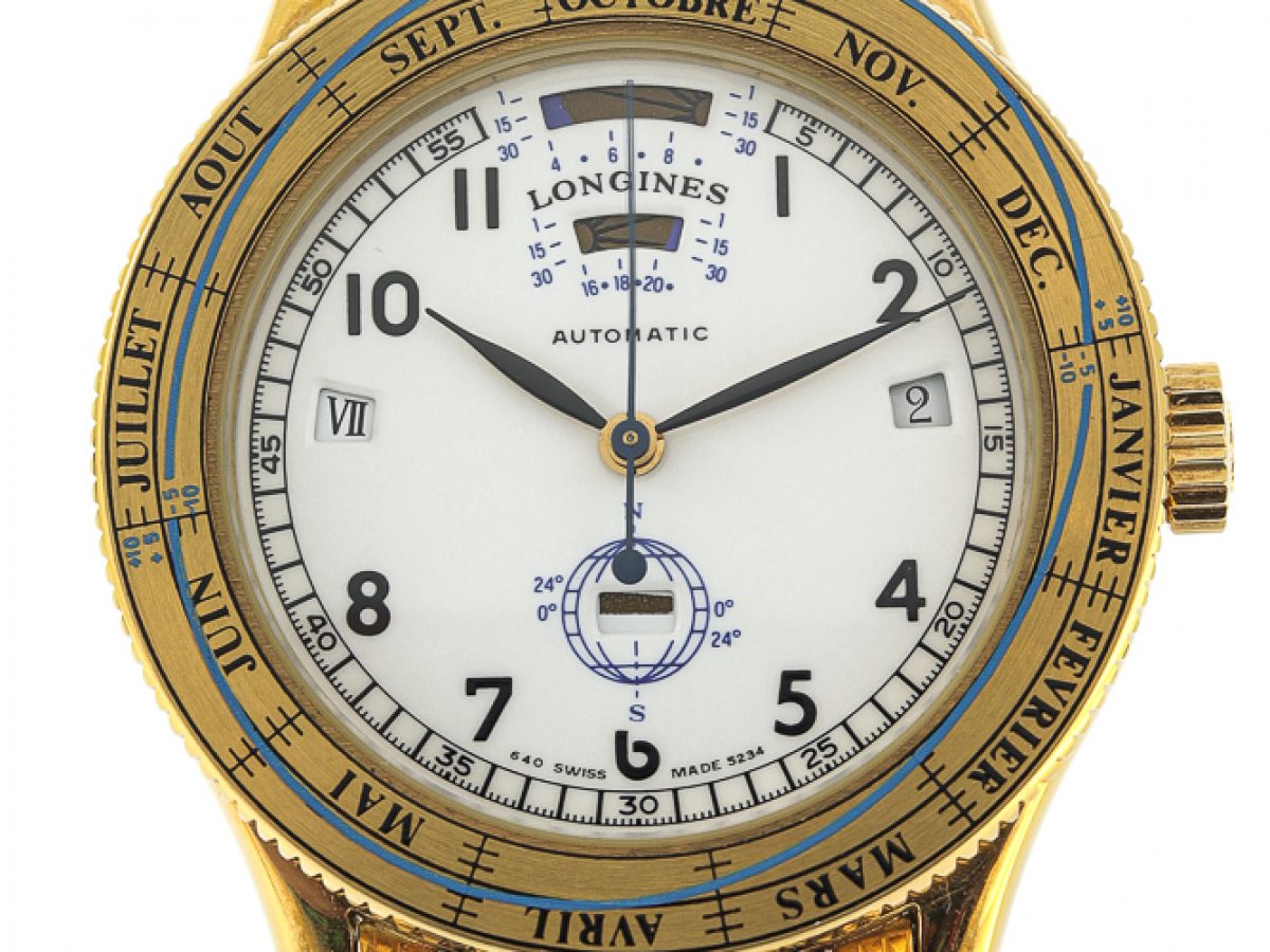 Longines Ephemerides Solaires 18K Ref 