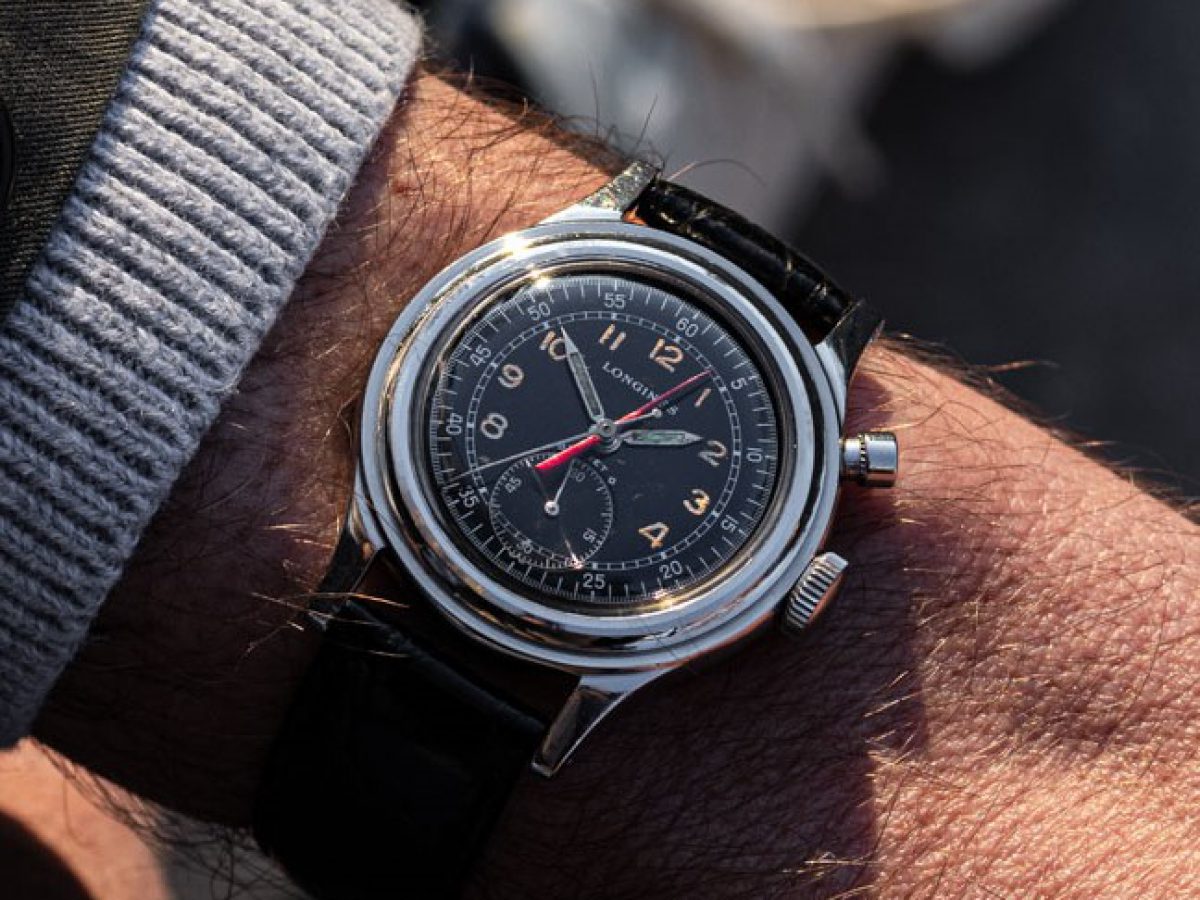 Longines Chronograph Ref. 5681 KLM heritage | Amsterdam Watch Company