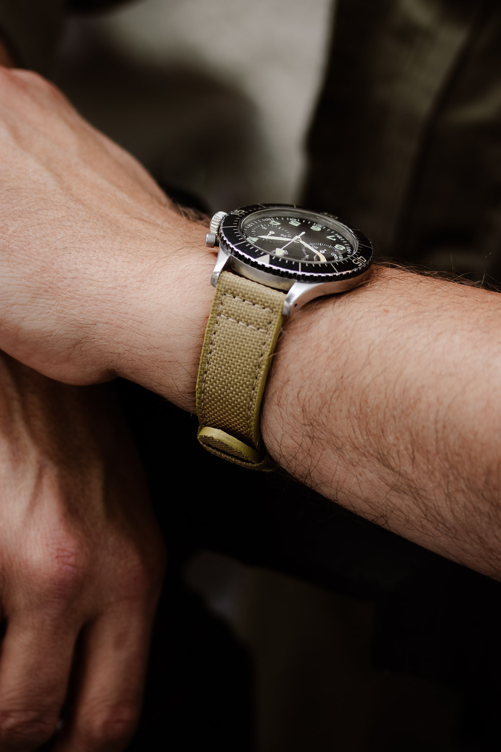 Textile Watch Strap Company Burberry Textile Watch Strap Beige